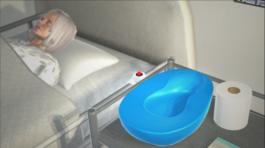 Offering a Client a Bedpan NurseSim Classic